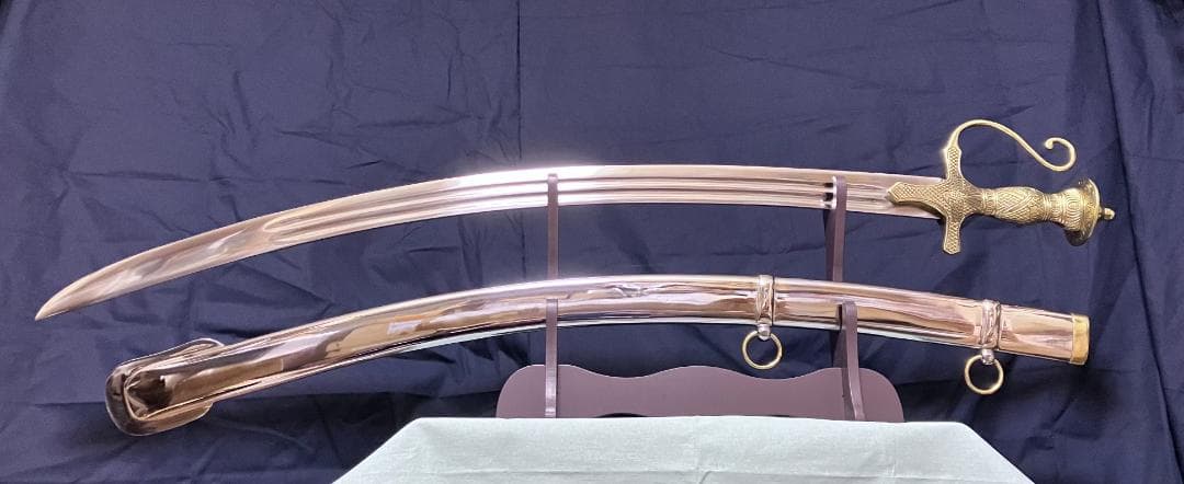 ガチムチ用 新品未使用『シャムシール派生曲刀タルワール』中東最高級模造刀西洋剣類