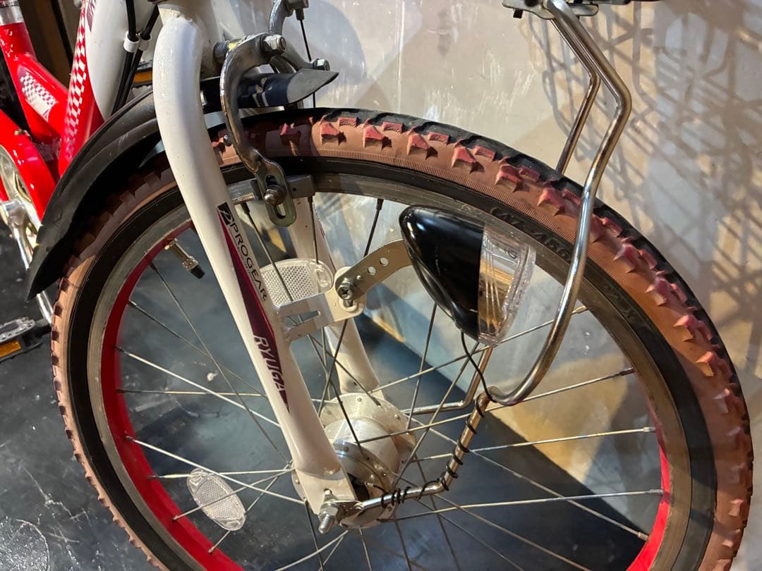 I4【大阪堺市/取引】キッズバイク PROGEAR 22インチ オートライト付き