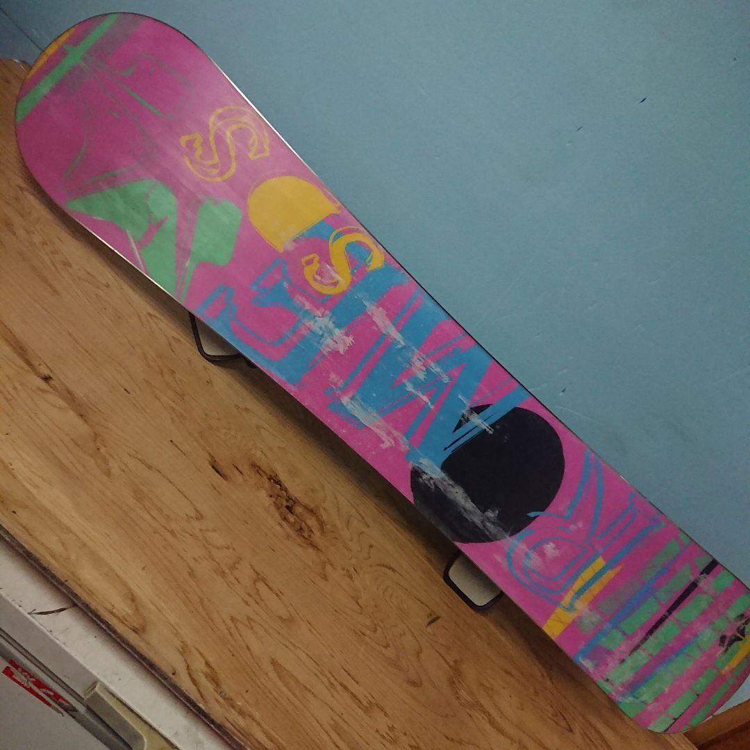 レトロ/ジャンク・昭和・平成？【中古】スノーボード ピンク マルチカラー