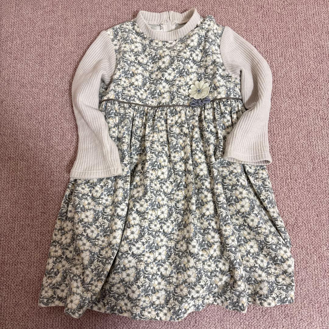 familiar ファミリア ワンピース 110 花柄 - メルカリ