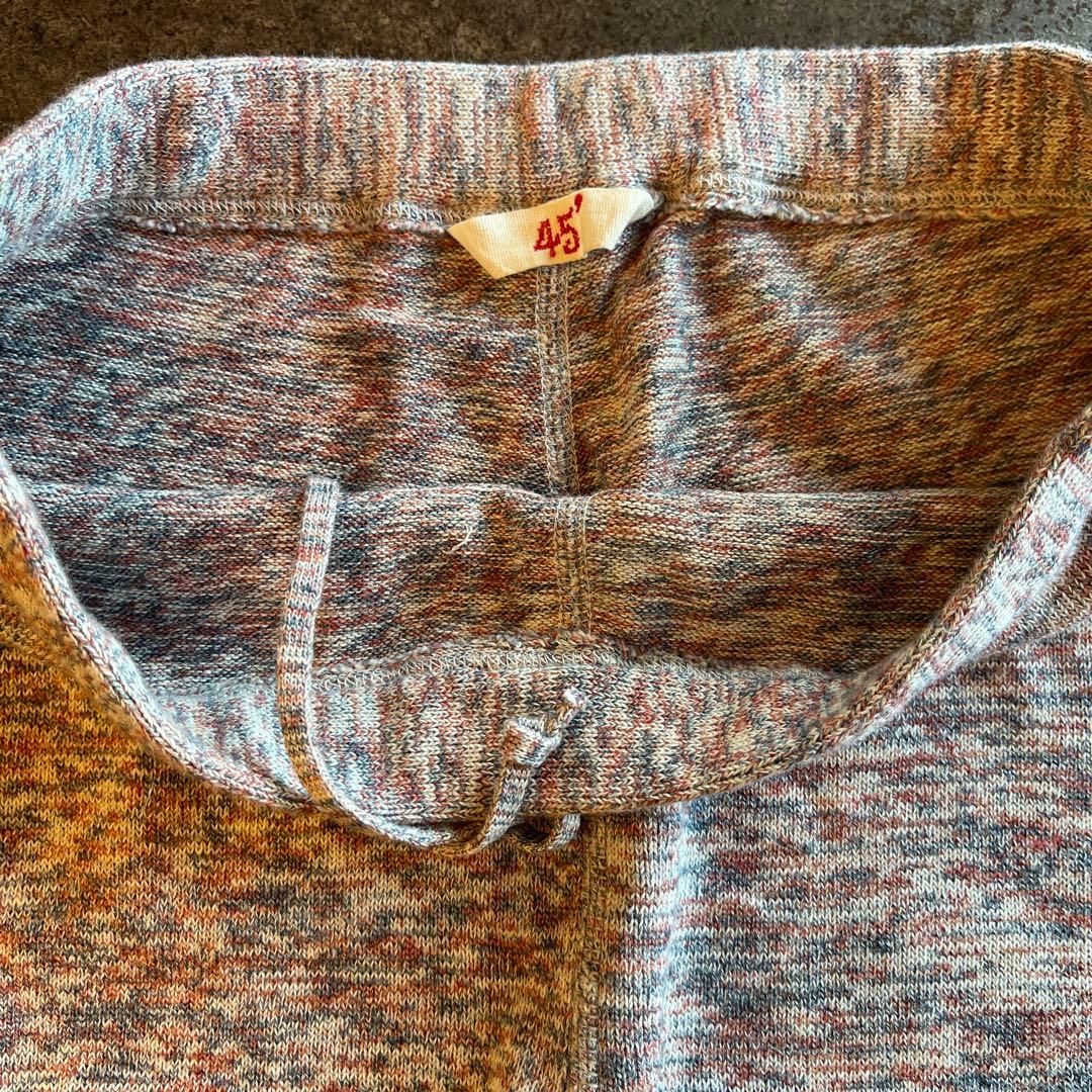 45rpm ボタン付きルームウェア