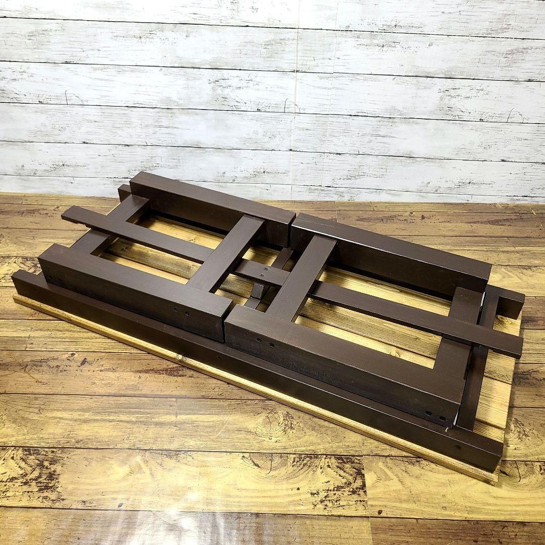 No6134【☆送料無料★】縁台、ベンチ、イス、腰掛け【脚折りたたみ式】