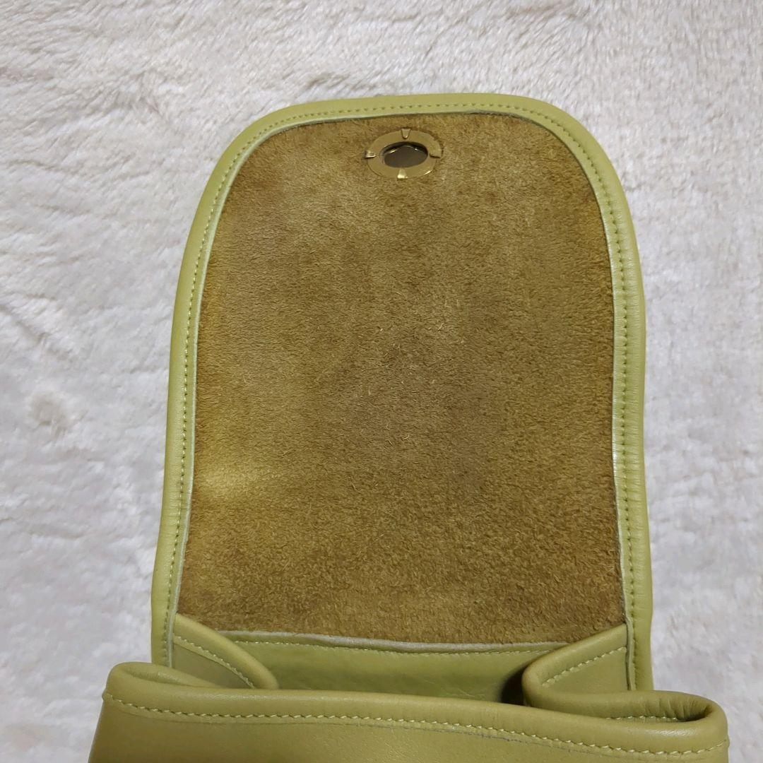 希少色✨COACH オールドコーチ レザーリュック グリーン系