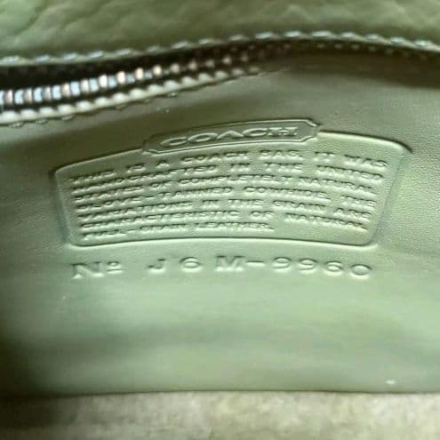 希少色✨COACH オールドコーチ レザーリュック グリーン系