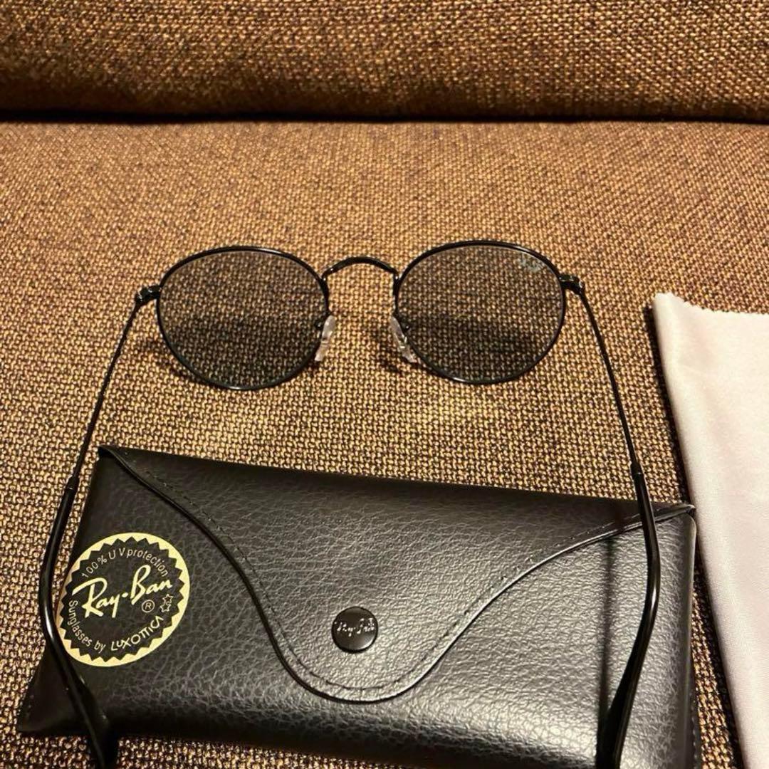 2025！正規品RayBan木村拓哉さんラウンドメタルRB3447 002/64