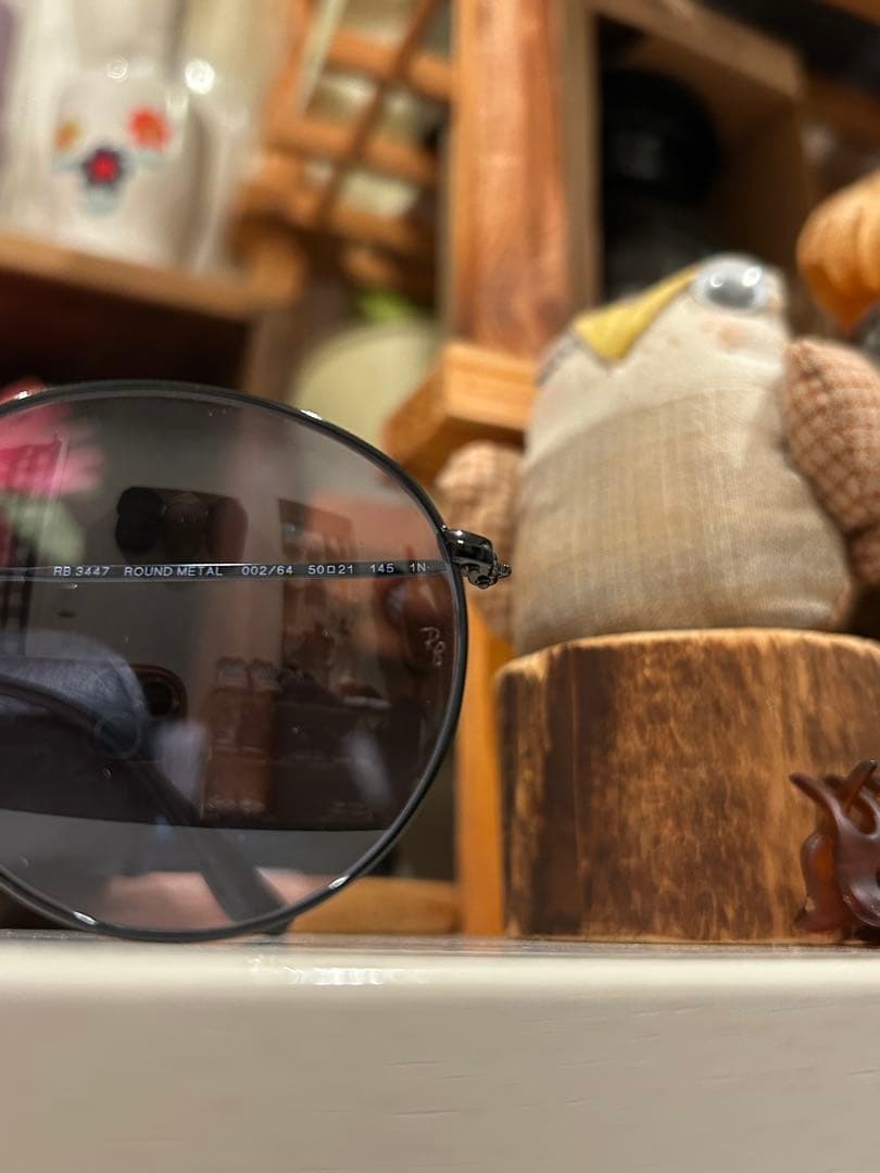 2025！正規品RayBan木村拓哉さんラウンドメタルRB3447 002/64