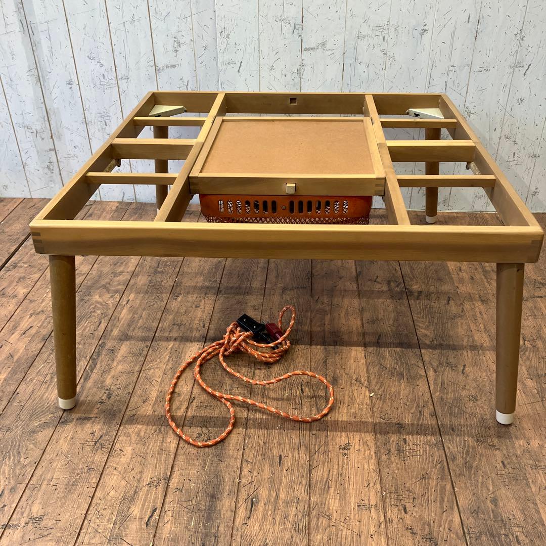 昭和レトロ ゴールド 木製 やぐらこたつ 折りたたみ 東芝 二つ折り