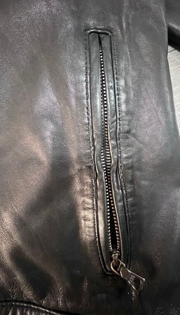 TOMORROWLAND / BLUE WORK シングルライダース　黒　M