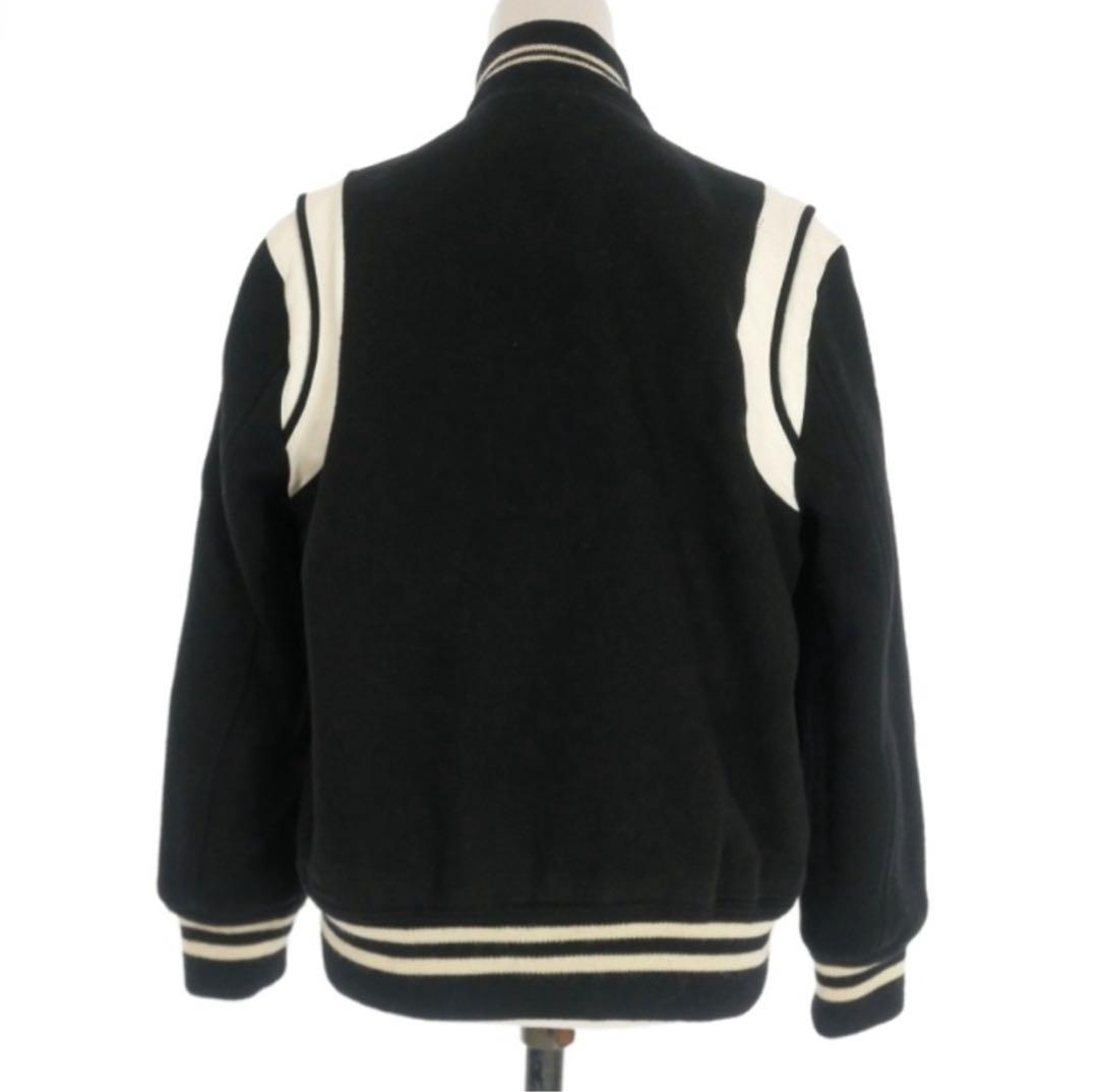 【当方最安値】サンローラン テディジャケット ブルゾン スタジャン レザートリム