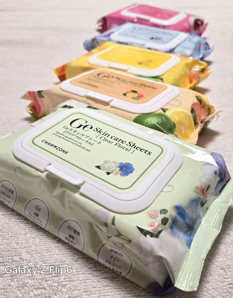 チャームゾーン スキンケアシート 60枚入り 5種類 300枚 - メルカリ