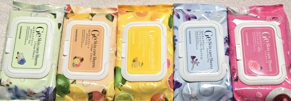 チャームゾーン スキンケアシート 60枚入り 5種類 300枚 - メルカリ