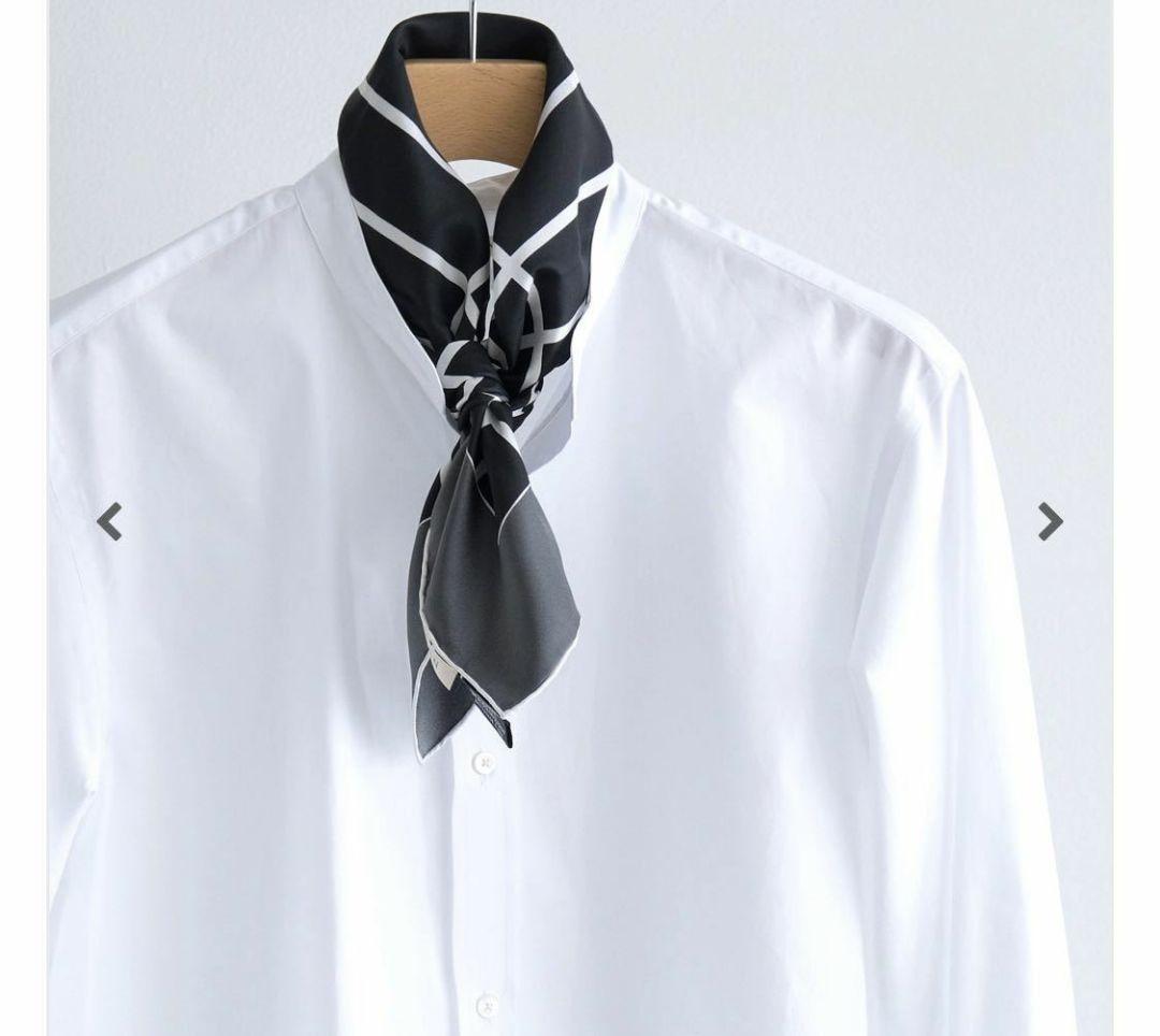 人気即完モデル】HEUGN ユーゲン シルクスカーフ [オリーブ] - メルカリ