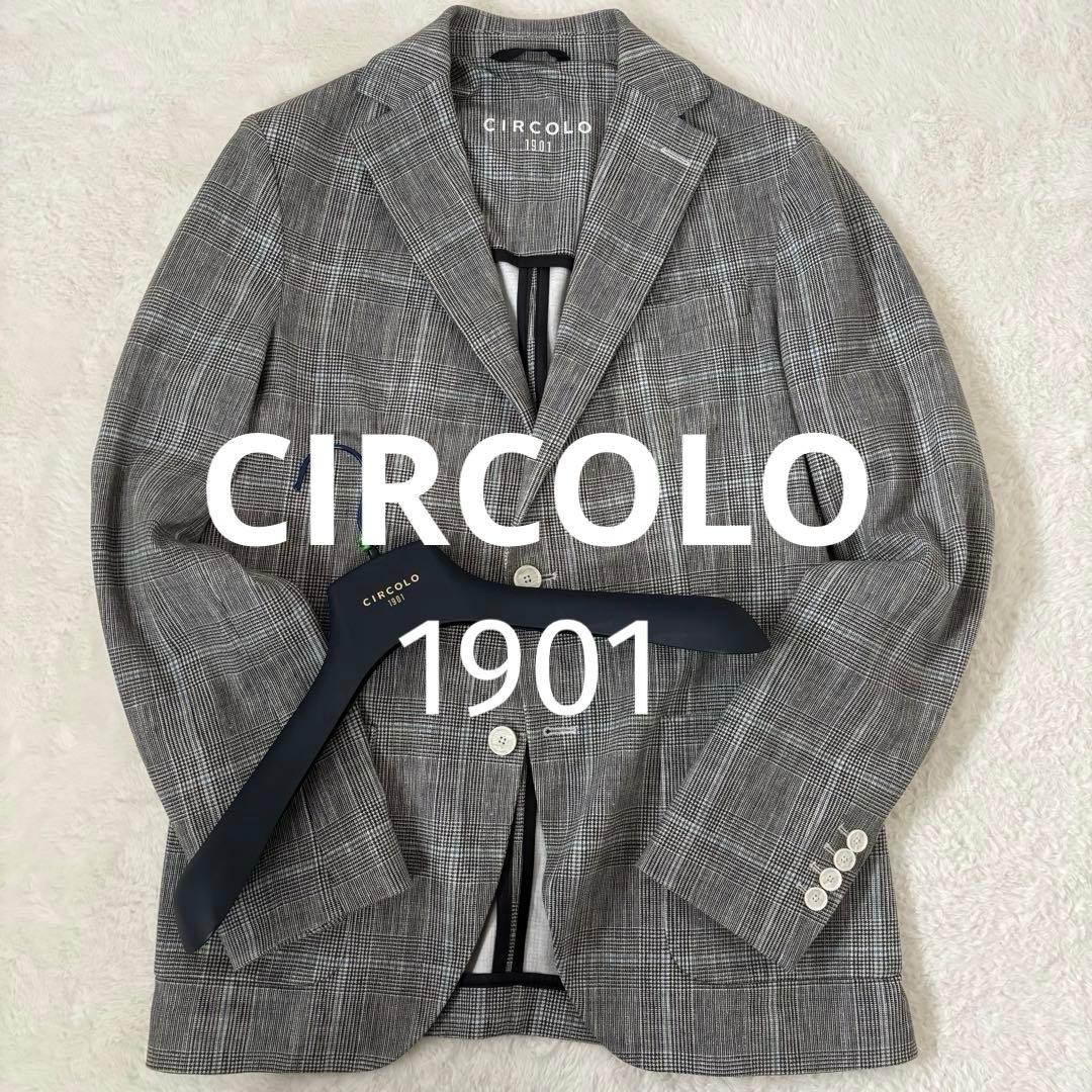 美品 CIRCOLO1901 グレンチェック コットンジャージー 2B 48 - メルカリ