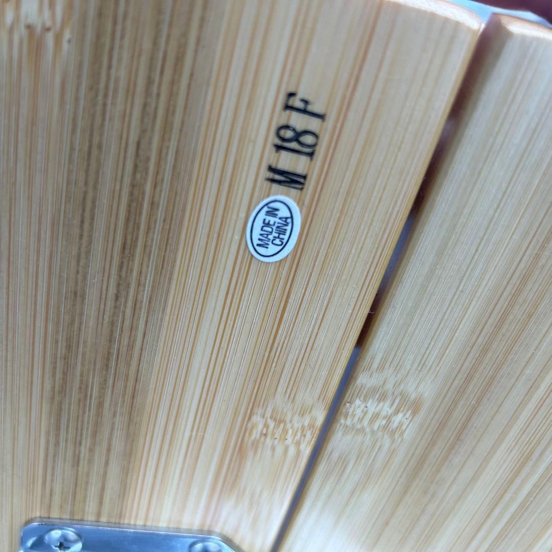 《室内使用のみ》 peak 竹製円形テーブル 定価27,000円程度