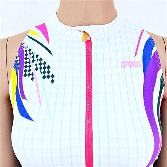 a*9様 SE3-Y01☆ハイカット小尻競泳水着 L スピード感のあるグラフィッ