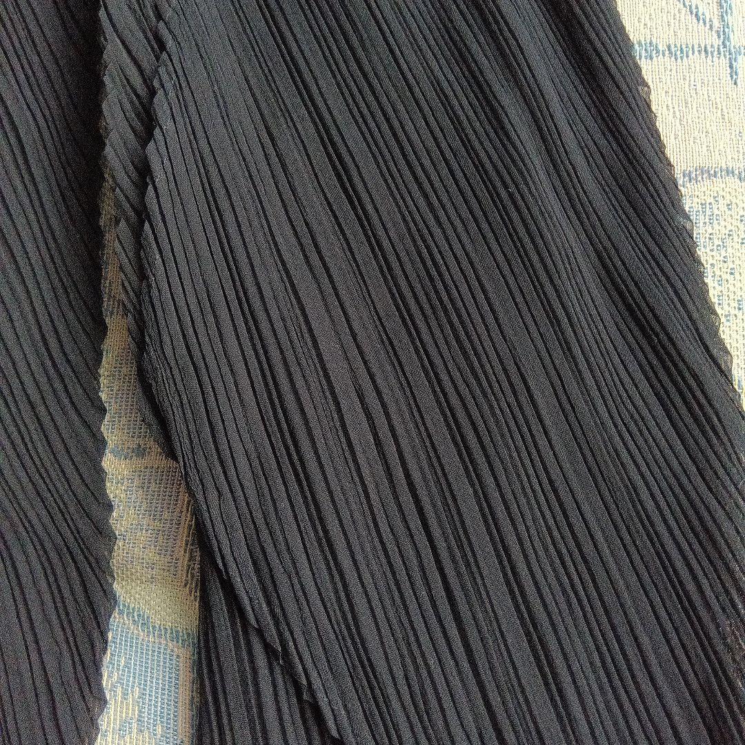 pleats please ブラック ストール