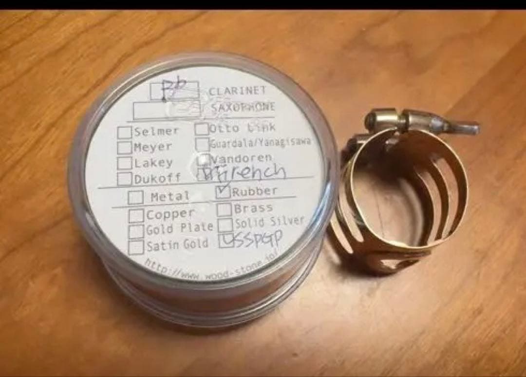 た*ん様 ウッドストーン　Bbクラリネットリガチャー SSPGP