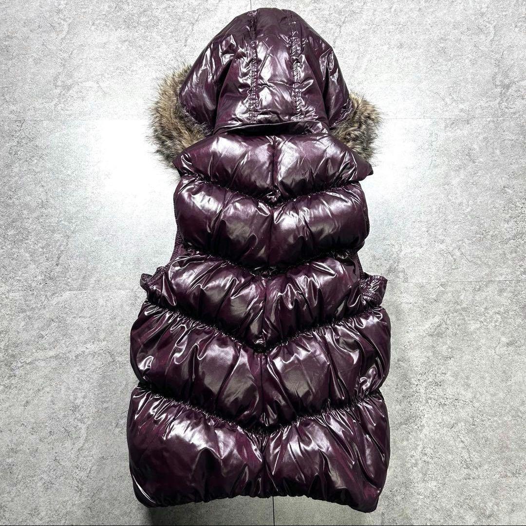 00s old gap/ファーダウンベスト/Y2K/光沢/お兄系 - メルカリ