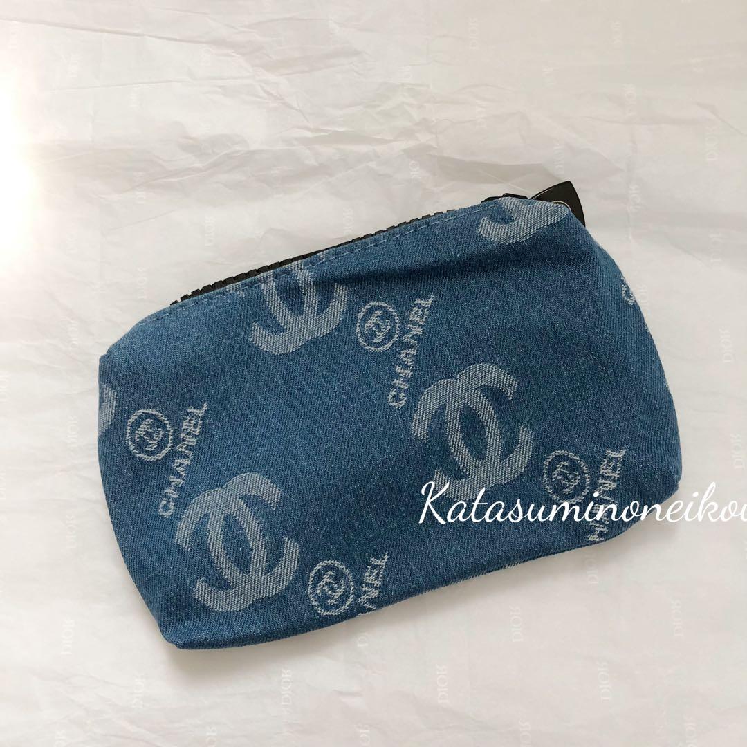シャネル CHANEL ノベルティ デニムポーチ 新品未使用 即日発送 - メルカリ