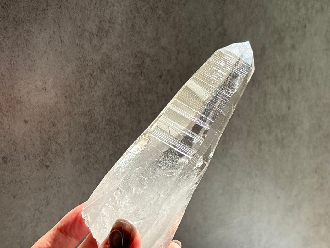 《レムリアンシード＊大型ポイント×クォーツイン・虹入り》