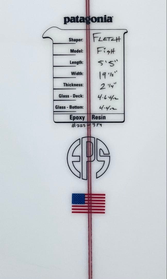 新品 FCD パタゴニア Fish Twin 5'5 新品