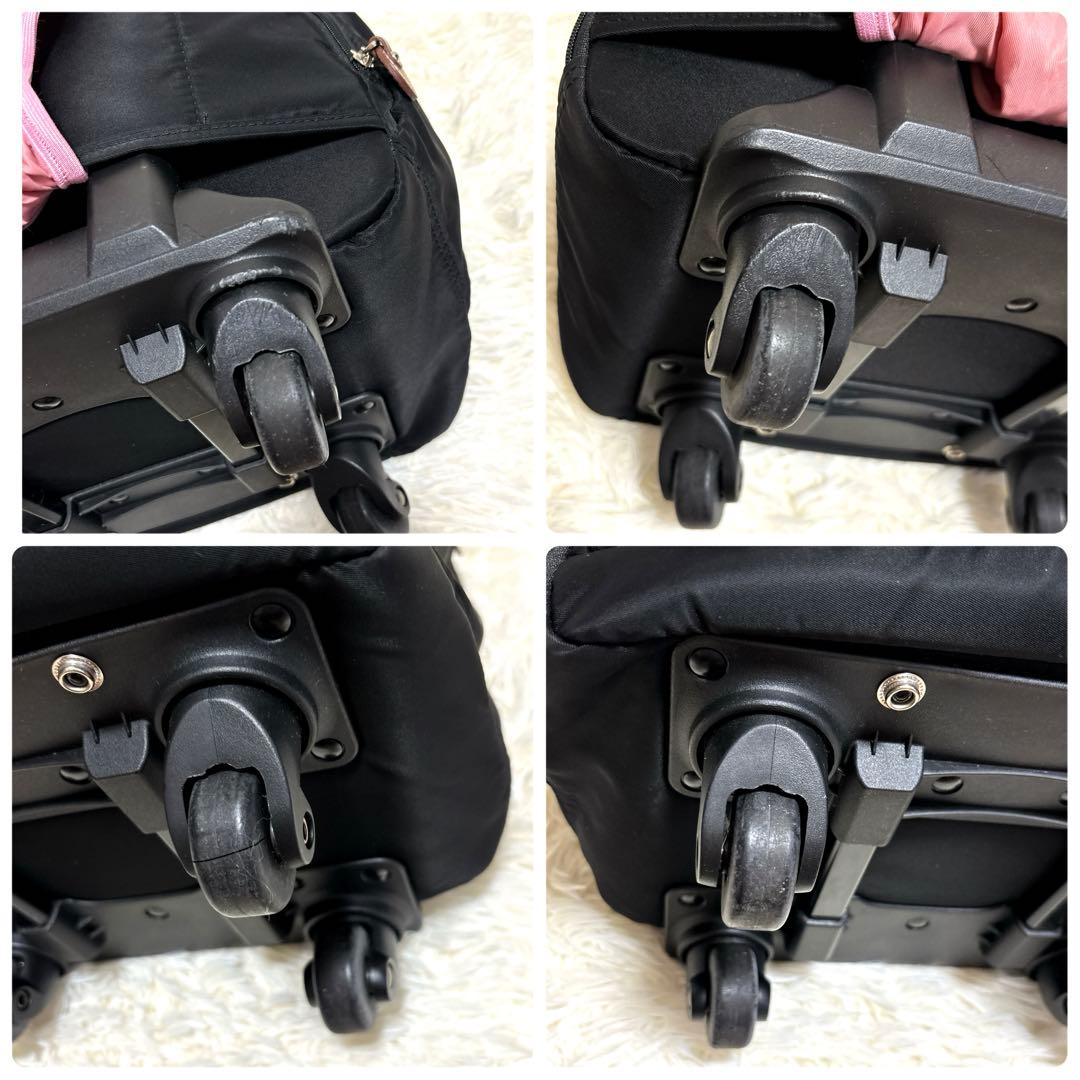 美品✨カナナプロジェクト トロリー キャリーバッグ スーツケース 黒 機内持ち込