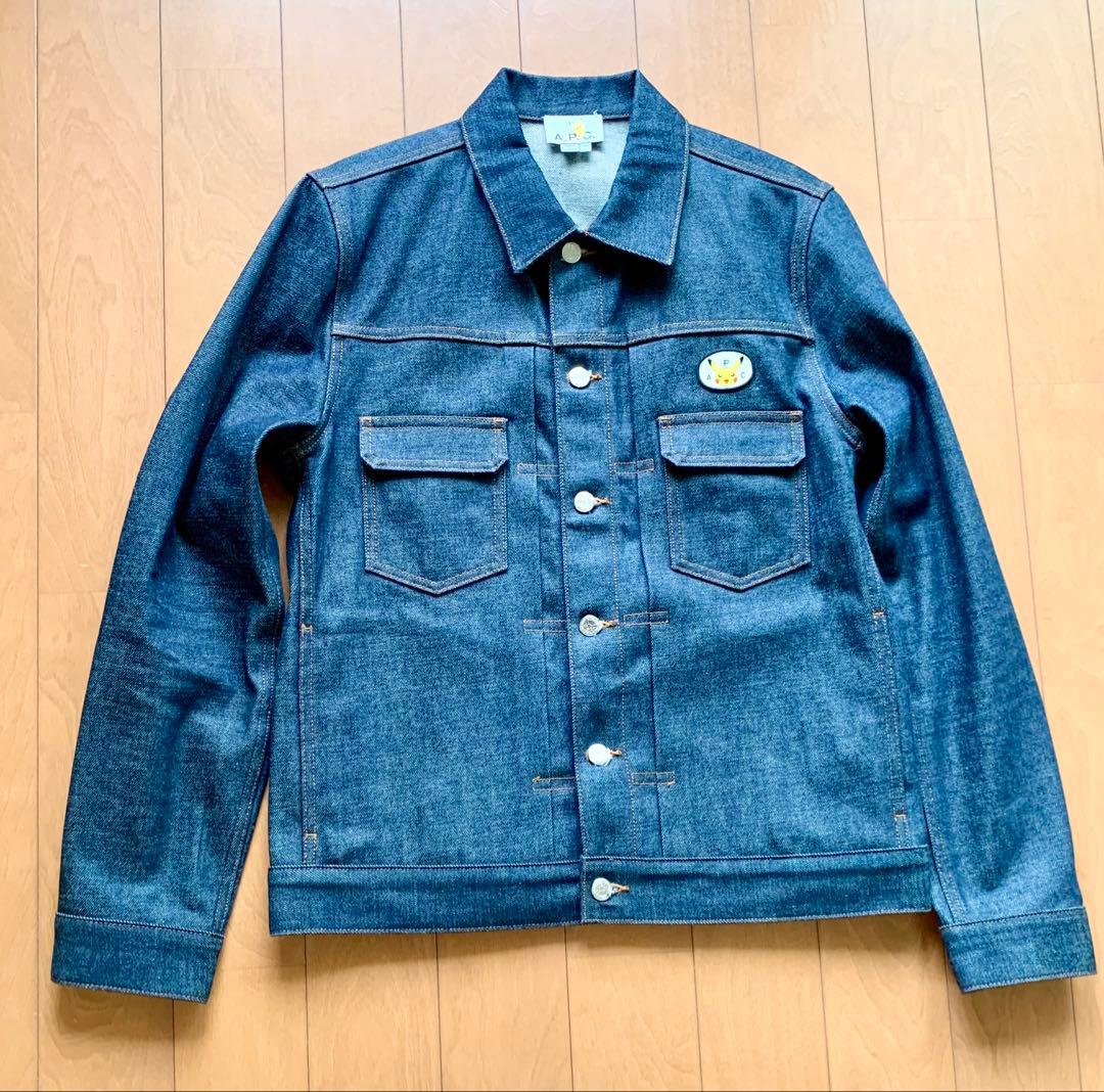 未使用品】A.P.C. デニムジャケット ポケモン ピカチュウ - メルカリ