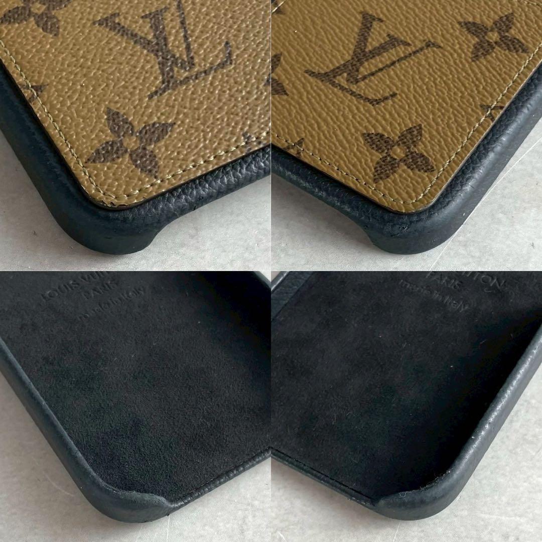 ルイヴィトン　iPhone14Pro ケース　モノグラム 黒　pvc 現行