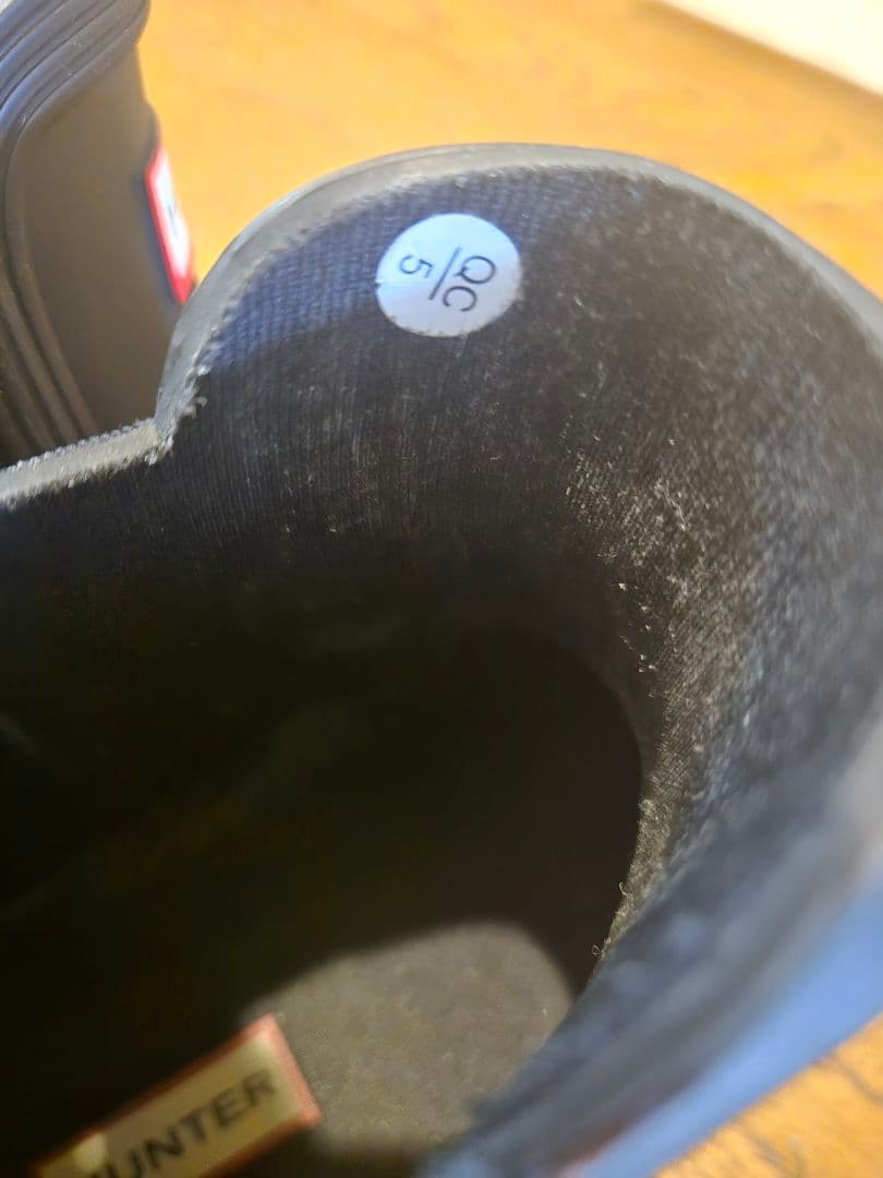 [ハンター]レインブーツ US9(27.0cm) HUNTER BLACK