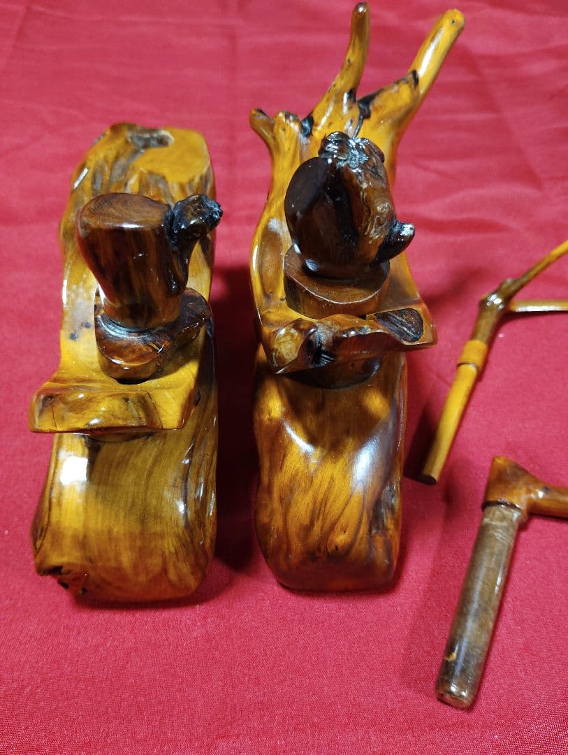 ヘラブナ釣り万力・希少杜松 万力・杜松竿枕・杜松玉置き・希少です139