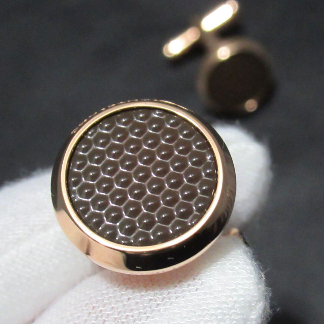 モンブラン カフス マイスターシュテュック ダークブラウン 118603