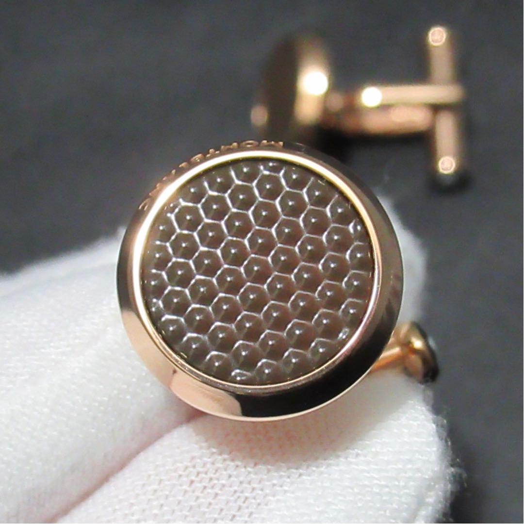 モンブラン カフス マイスターシュテュック ダークブラウン 118603