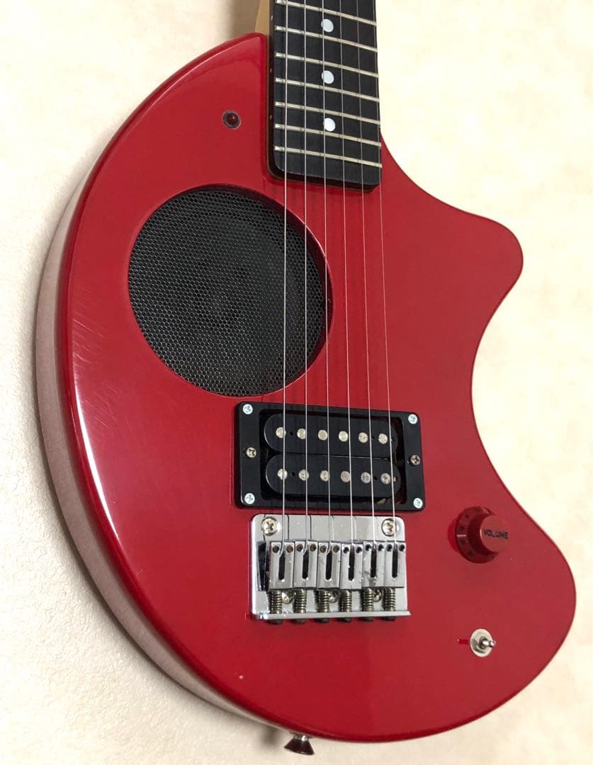 最終値下！【美品】ZO-3 レッド アンプ内蔵ミニギター ヘッドフォン端子付