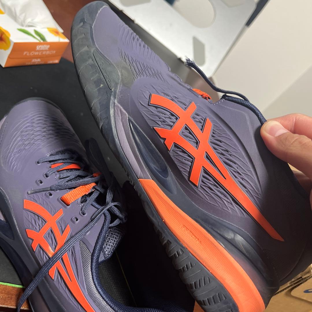 asics ゲルレゾリューション X グレー 28センチ ワイドモデル