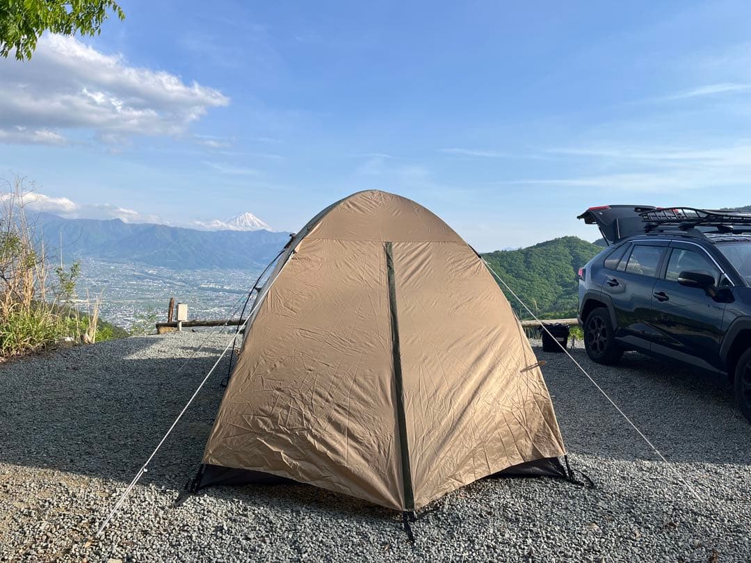 DODザ・テントM ＆ タープポール（黒）　グランドシート・インナーテント付属