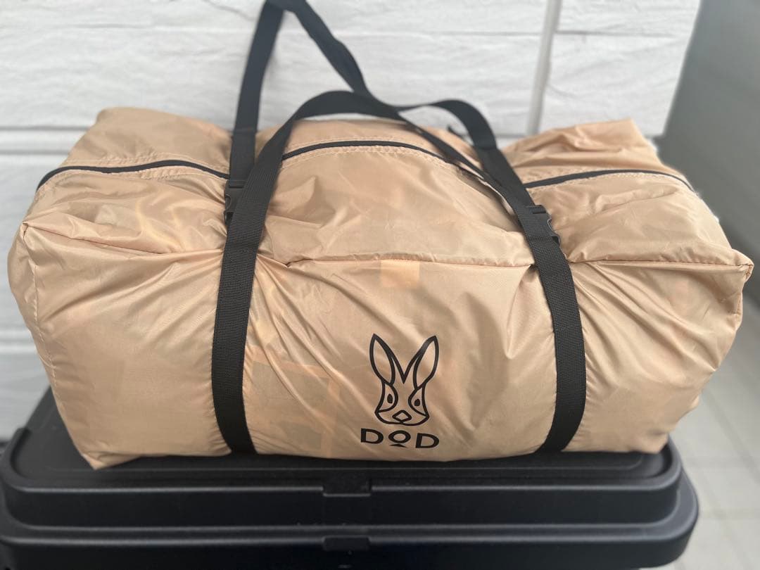 DODザ・テントM ＆ タープポール（黒）　グランドシート・インナーテント付属