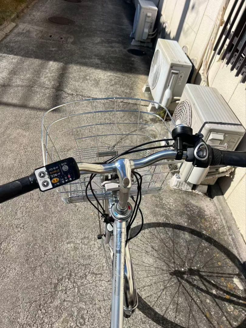 480 パナソニック 電動アシスト自転車 27インチ　6.6AH 充電器付き