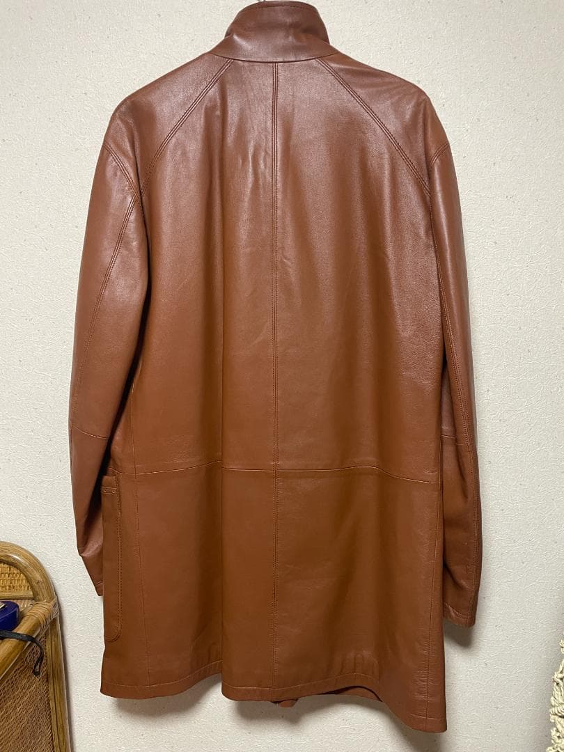 ユーロ　ヴィンテージ　ラム コート ジャケット 50 ランバン　コレクション