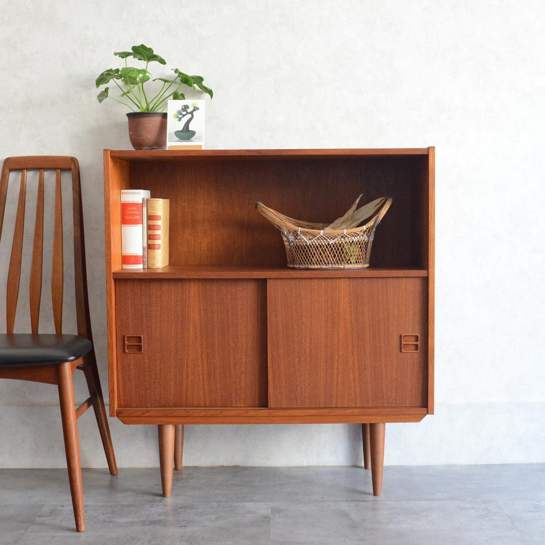 デンマーク 北欧ヴィンテージ チーク シェルフ 北欧家具 キャビネット