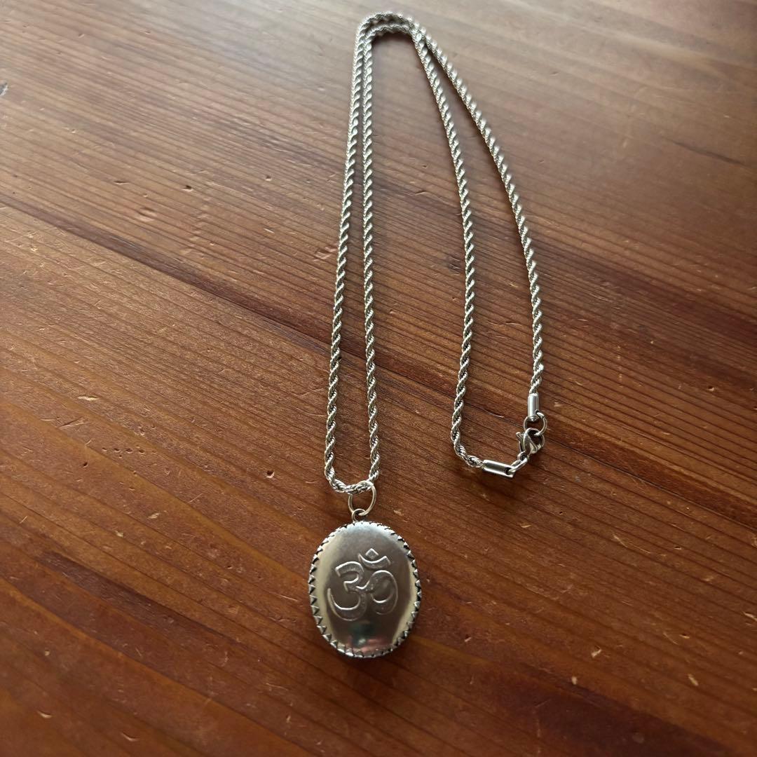 藤井風 ネックレス【☆SALE☆】オーム シヴァ神 ロープチェーン付き
