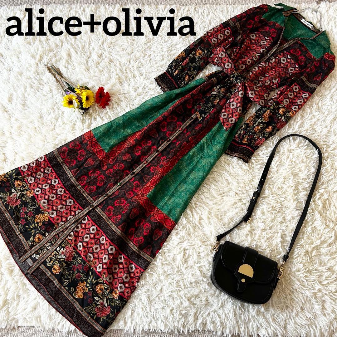 美品】アリスアンドオリビア 完売 ワンピース