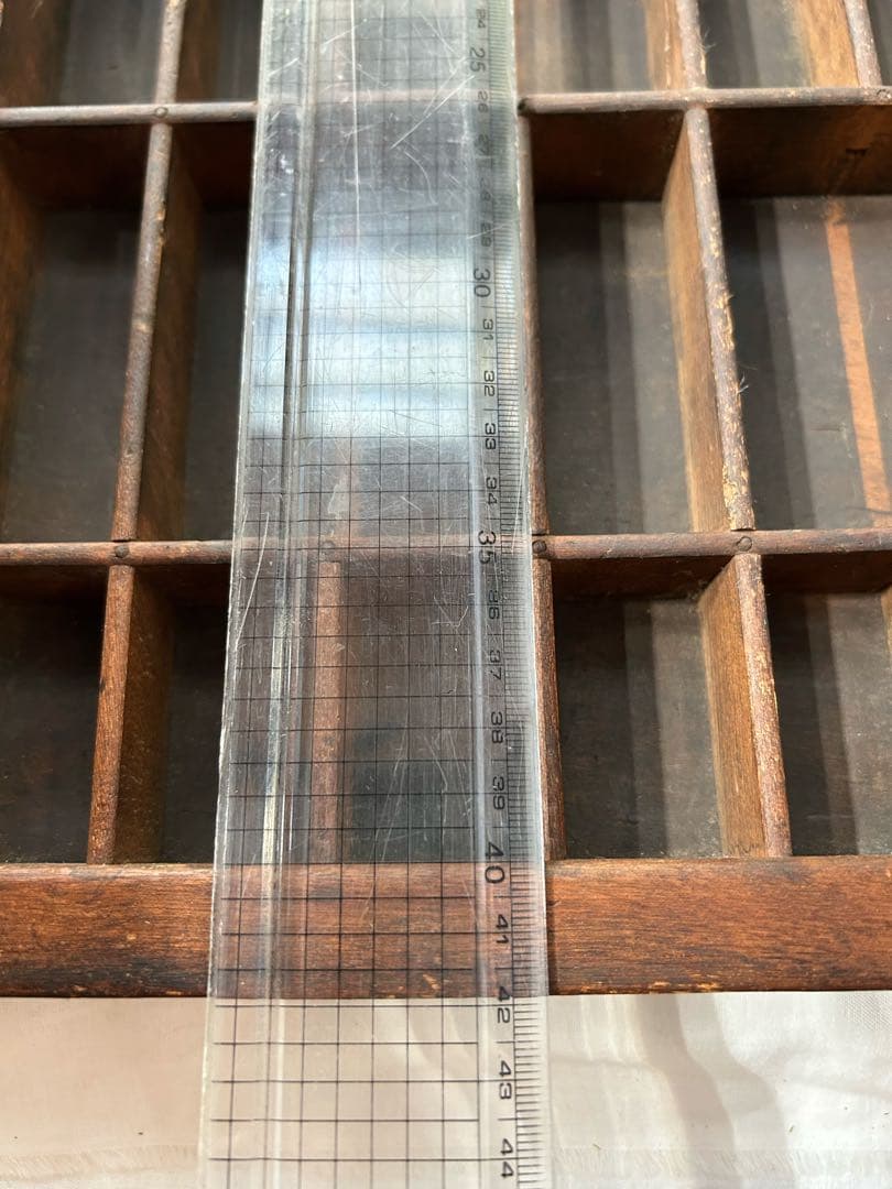 アンティーク プリンタートイレ 木製スタンプ