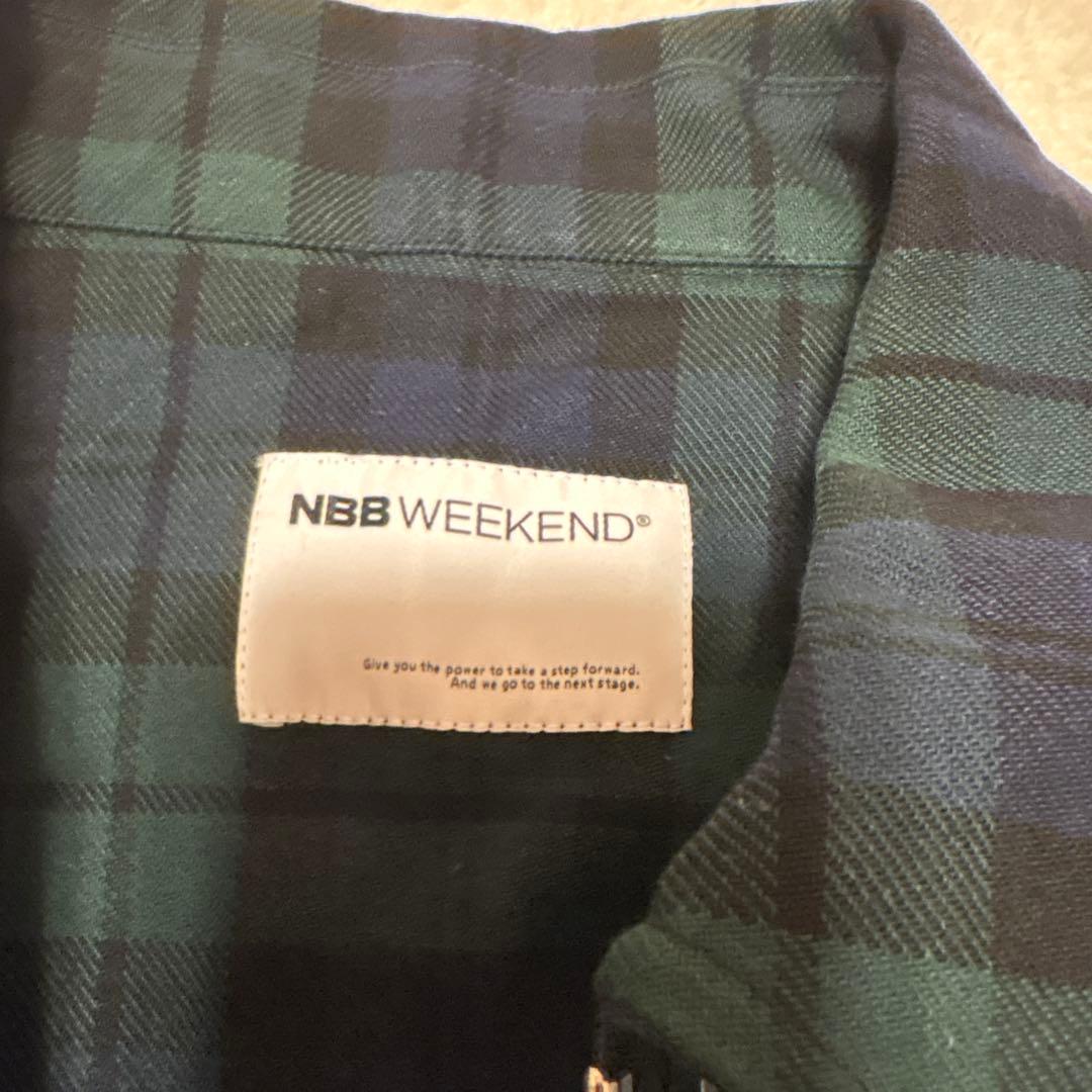 新品❗️最終価格早い物勝ちWEEKEND チェック柄ジャケット MW刺繍