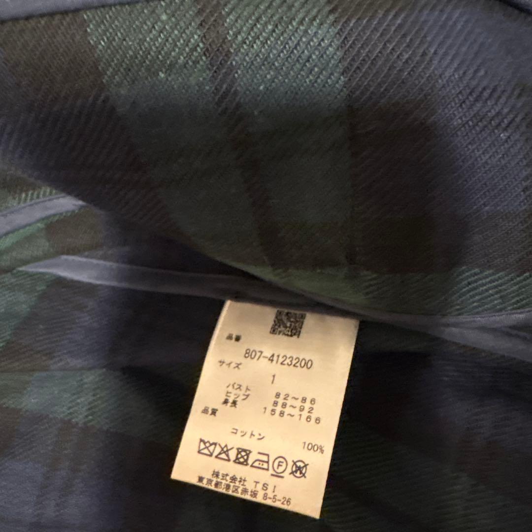 新品❗️最終価格早い物勝ちWEEKEND チェック柄ジャケット MW刺繍