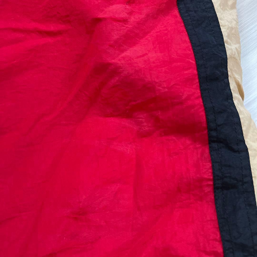 90s Reebok NFL 49ERS 中綿アノラックジャケット フード古着