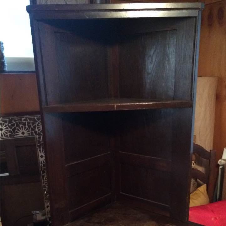 木製 収納 棚 昭和 レトロ 古家具 骨董品 食器棚