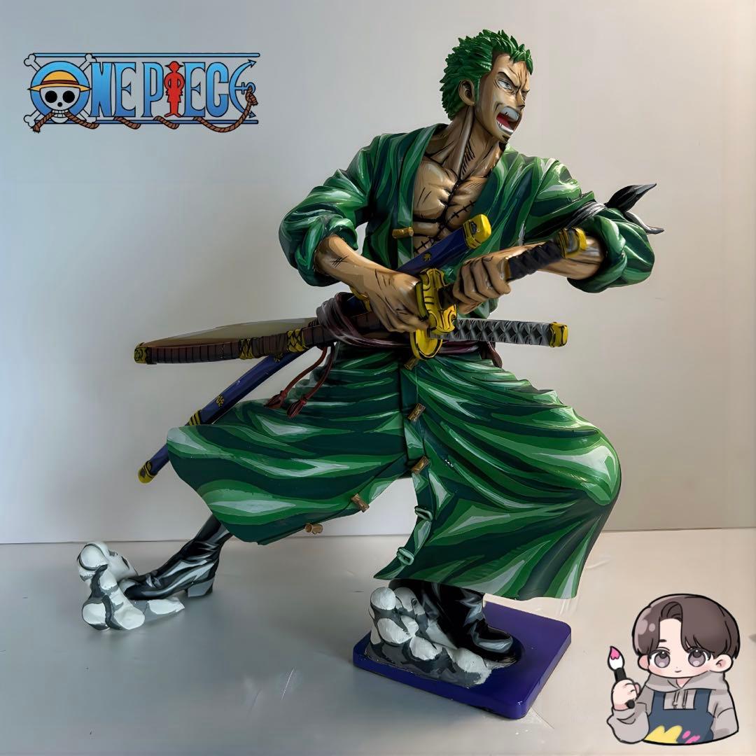 ワンピース フィギュアリペイント ゾロ グランディスタ 二次元彩色