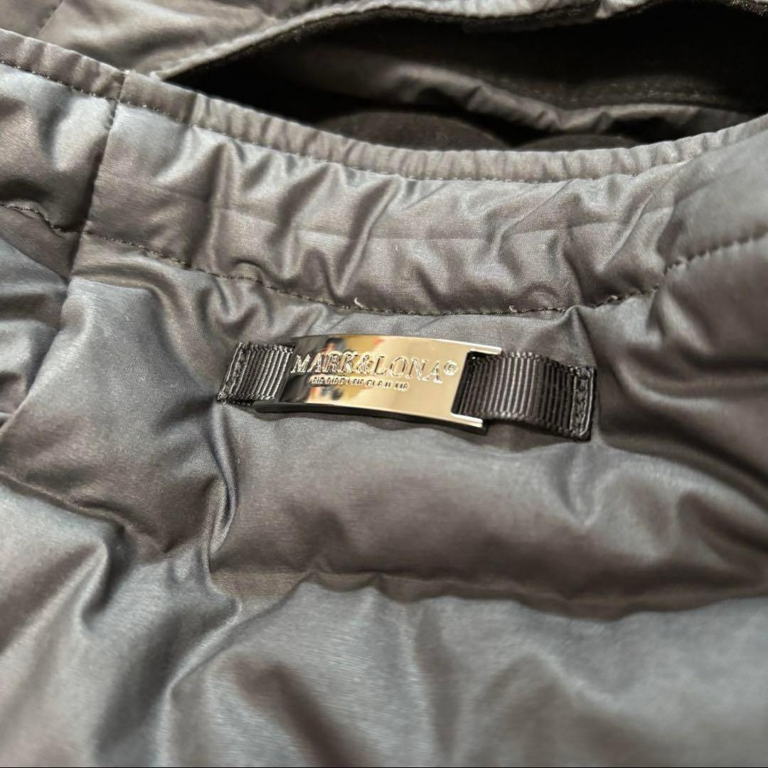 美品 マークアンドロナ セットアップ ダウン ブルゾン パンツ ブラック