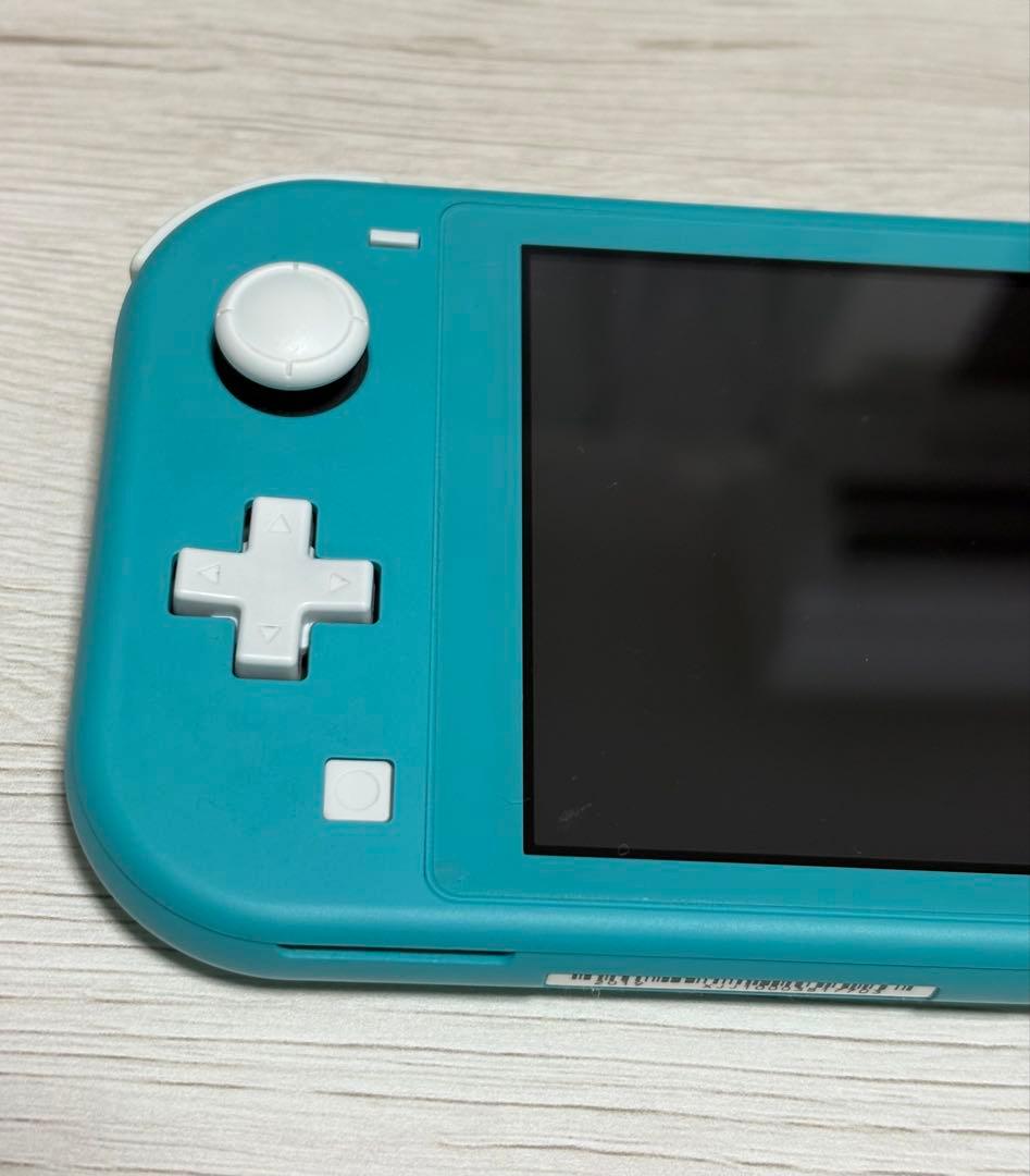 Switch lite ターコイズブルー 本体&カバー、ケース付