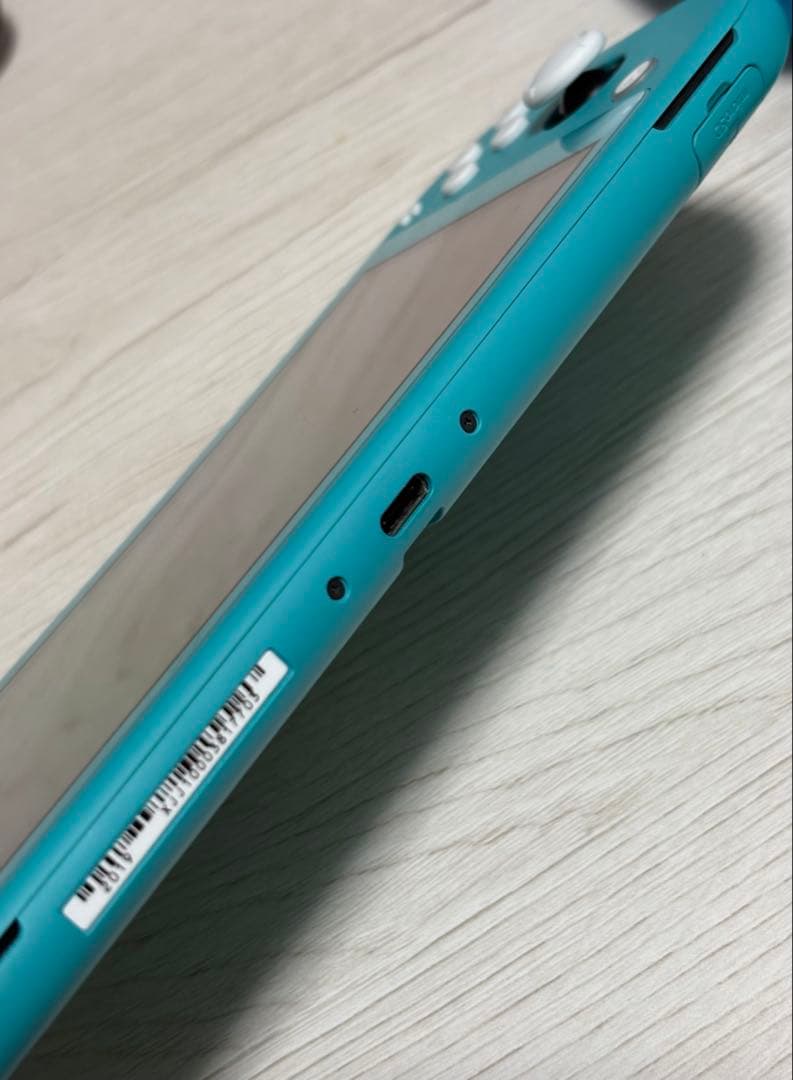 Switch lite ターコイズブルー 本体&カバー、ケース付